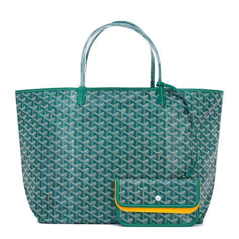 green tote bag goyard